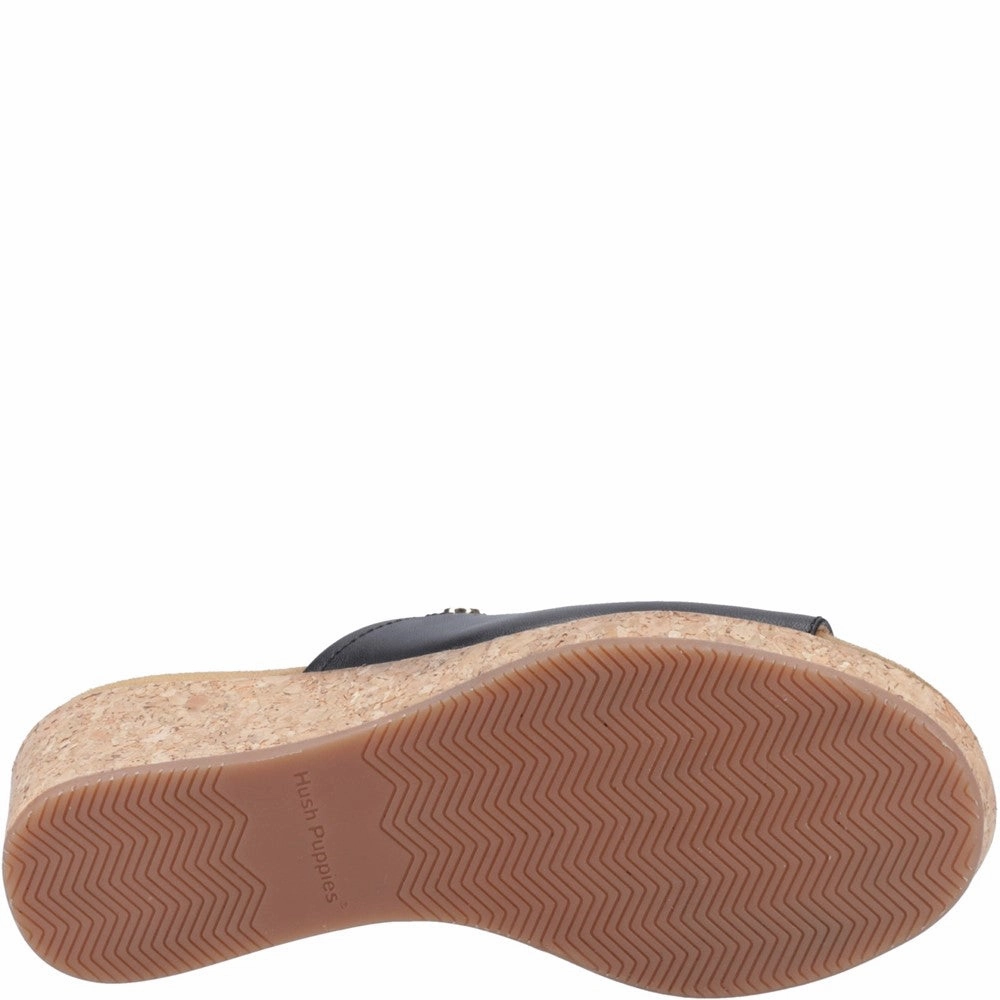 Hush Puppies Willow Slide Wedge Velcro Design