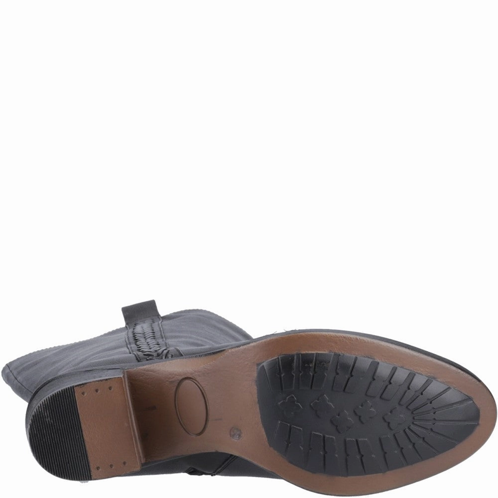 Leather   upper Harbor Step Hush Puppies Whitney Mid Boot