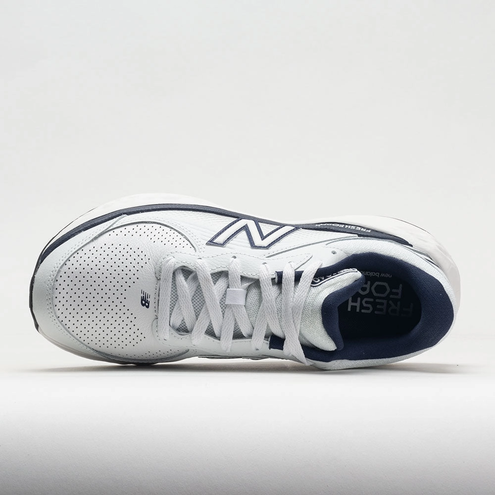 New Balance Fresh Foam X 840v1 Leather Men's  White/Team Navy Under Armour HOVR Ultra Flexibility