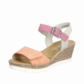 Active Mode Versatile 61960-90 Velcro Wedge Apricot/Pink/Grey