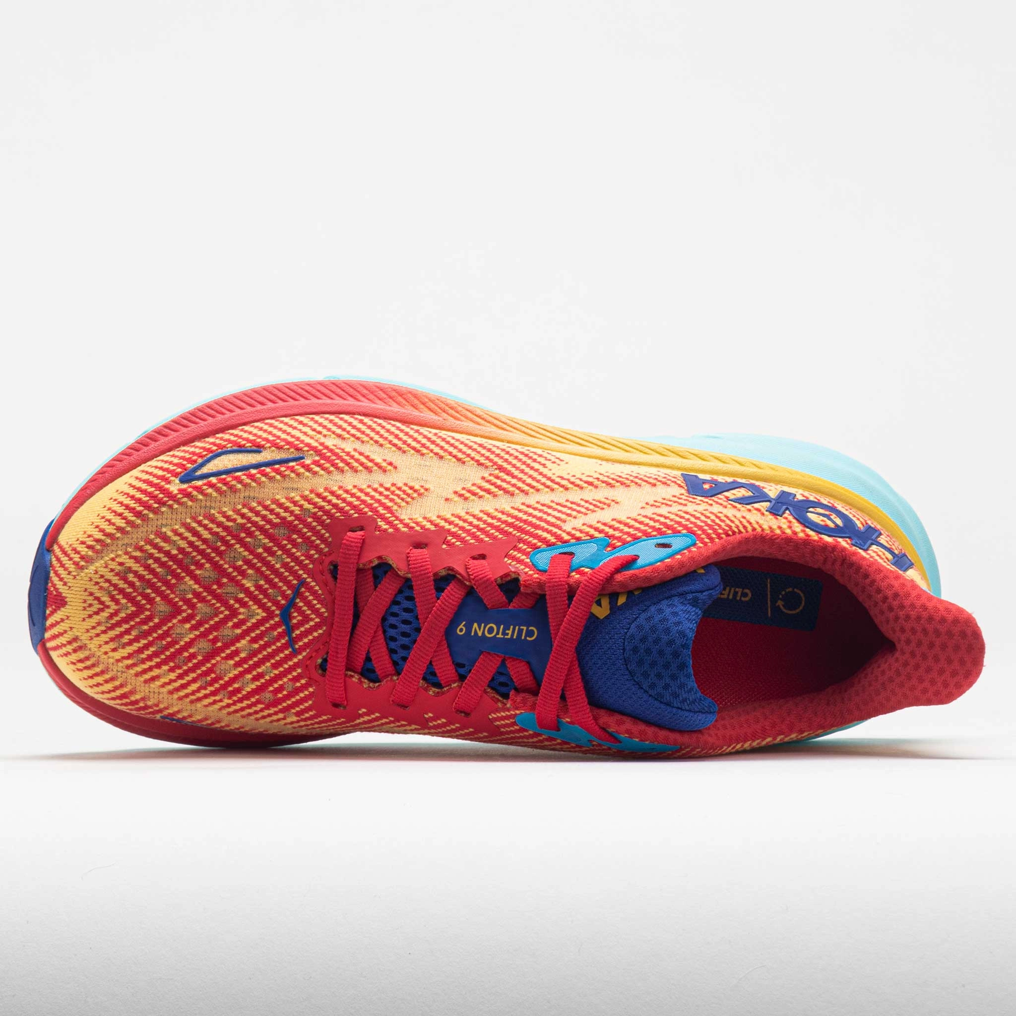 track - worthy HOKA Clifton 9 Women's  Cerise/Cloudless