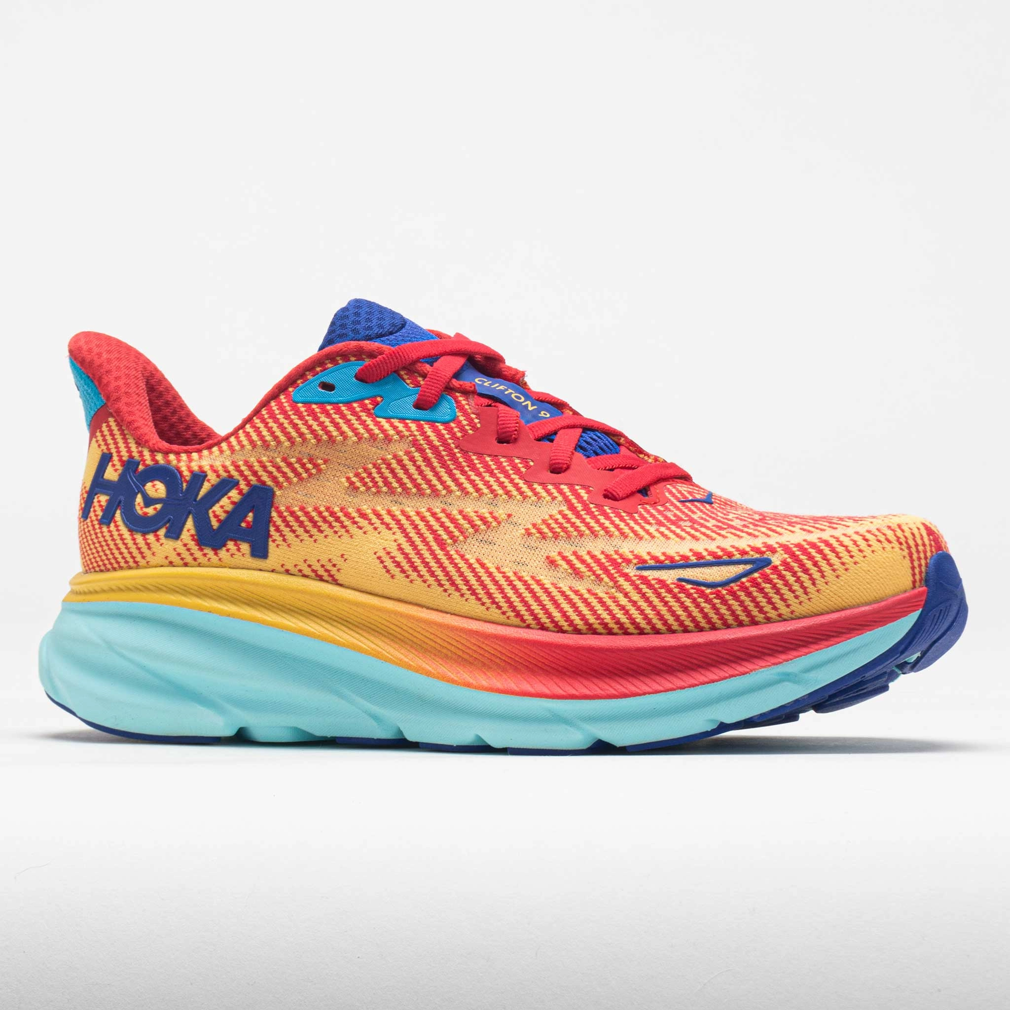 Long Distance Run low - heel shoes HOKA Clifton 9 Women's  Cerise/Cloudless