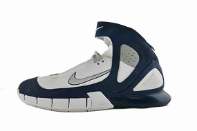 Sock Like Ankle Cuff Durable Traction Pattern Nike Zoom Huarache 2K5 "White/Navy"