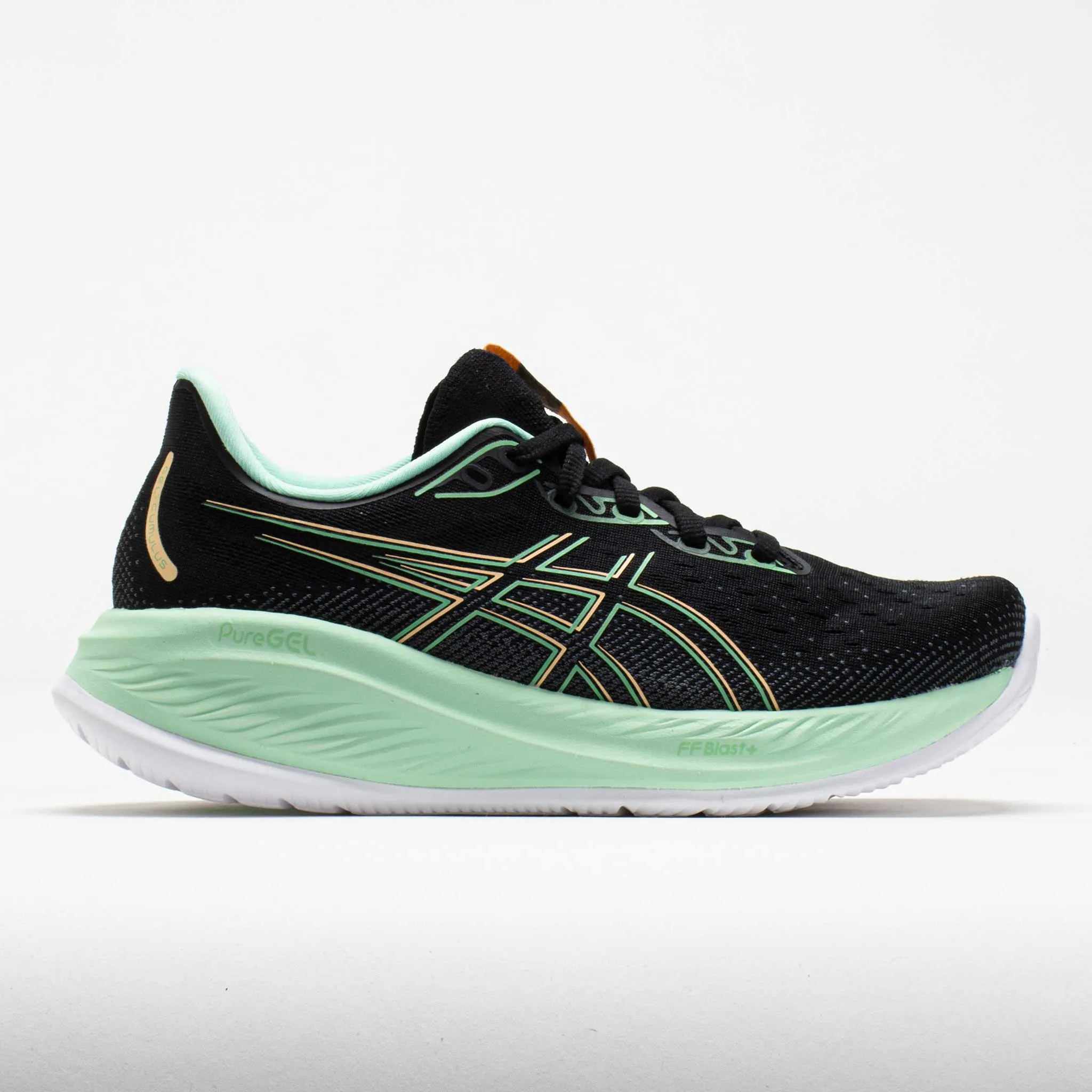high - arch shoe support ASICS GEL-Cumulus 26 Women's  Black/Mint Tint