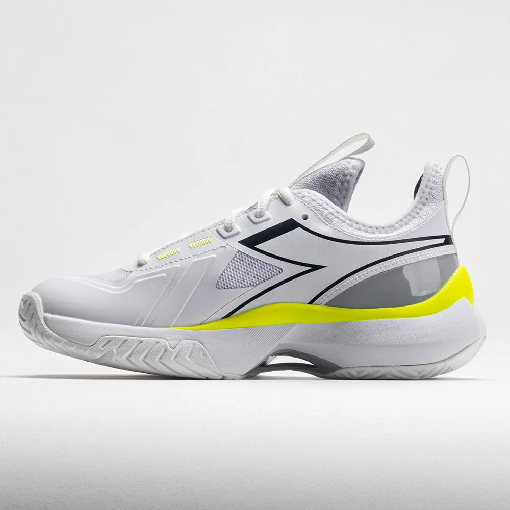 Diadora Finale AG Women's  White/Silver/Evening Primrose Maximum Grip endurance - focused shoes