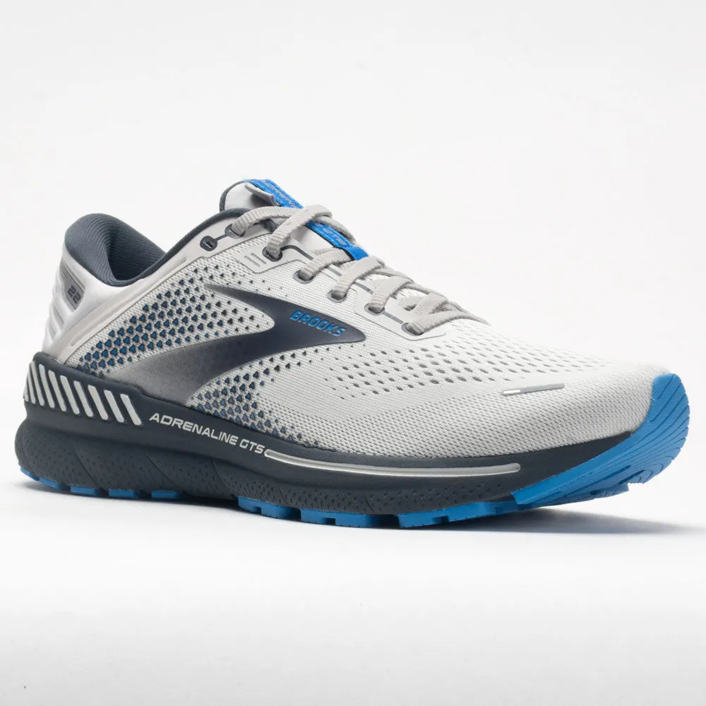 low - profile - feature shoes running in a subway station area shoes Brooks Adrenaline GTS 22 Men's  Oyster/India Ink/Blue