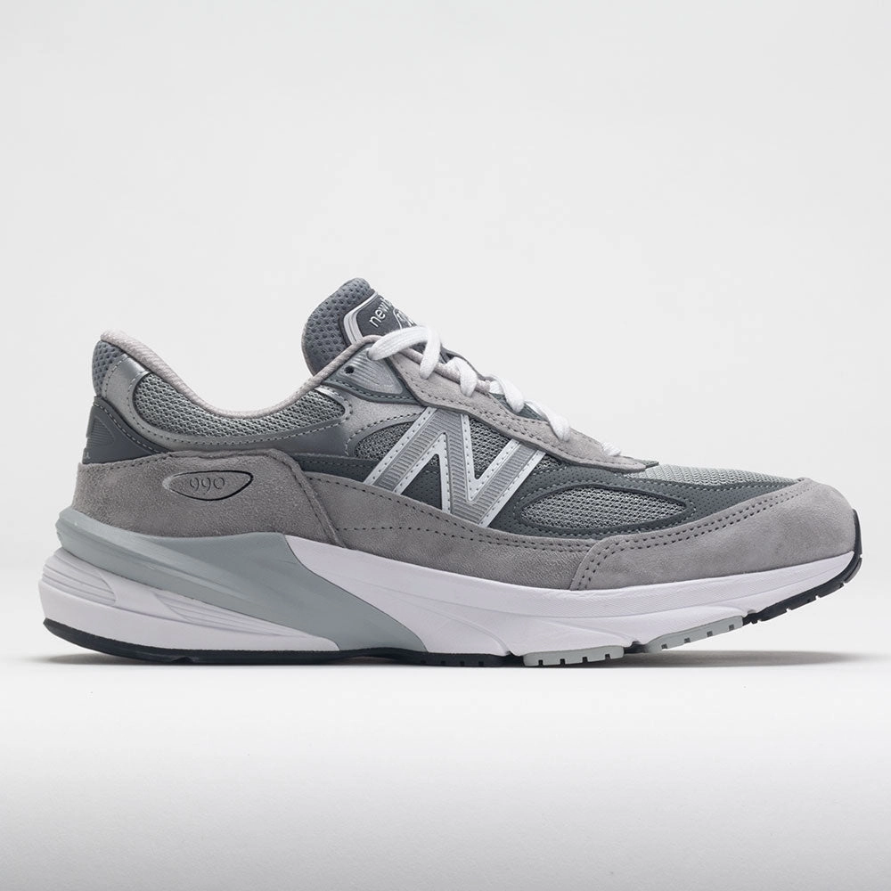 textured - lining shoes All-Terrain Flexibility New Balance 990v6 Men's  Grey/Grey