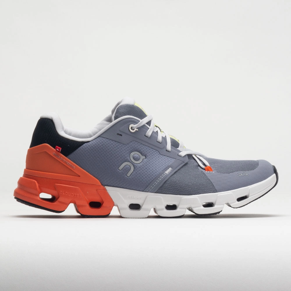 On Cloudflyer 4 Men's  Fossil/Flame running in national tracks shoes