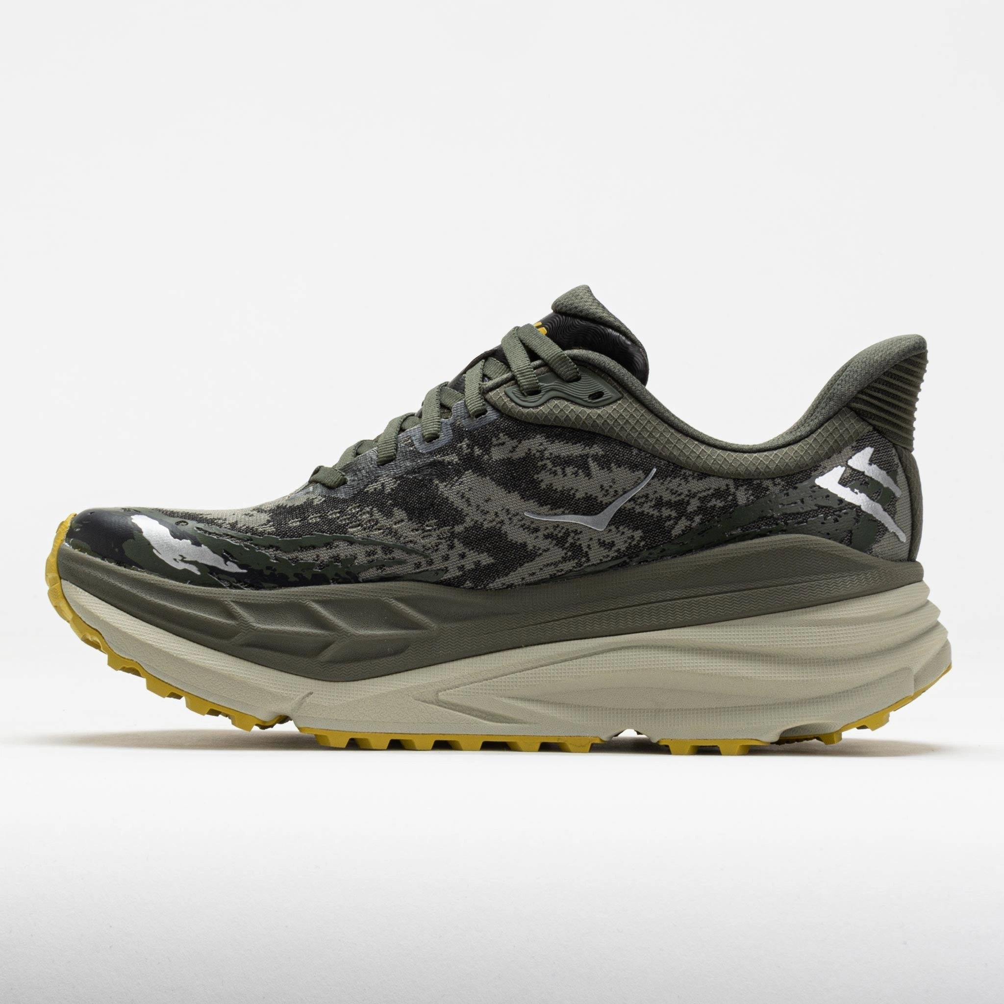 impact - resistant running shoes Travel-friendly HOKA Stinson ATR 7 Men's  Olive Haze/Forest Cover