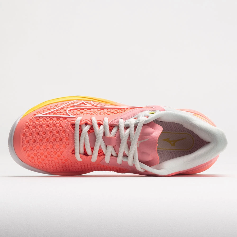 Mizuno Wave Exceed Tour 5 AC Women's  Candy Coral/Snow White flexible insole shoes all - terrain - suitability shoes