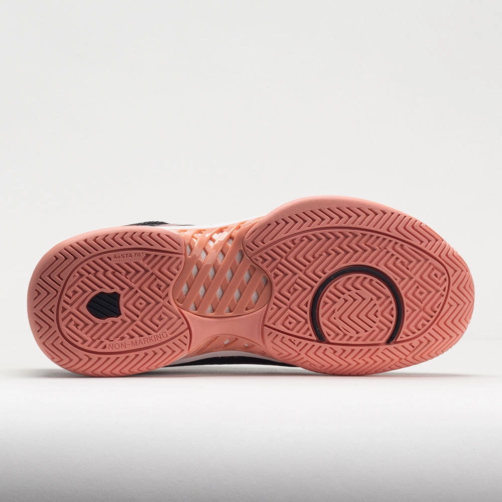 K-Swiss Express Light Pickleball Women's  Asphalt/Steel Gray/Peach EVA - sole shoes