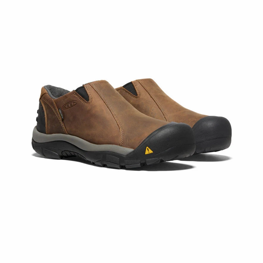 Dynamic Style Leisure Fit Men's Brixen Low WP Slate Black/Madder Brown