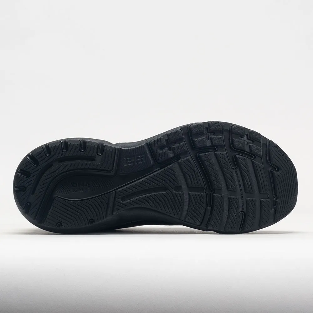 Brooks Adrenaline GTS 23 Women's  Black/Black/Ebony running in a famous bridge area shoes