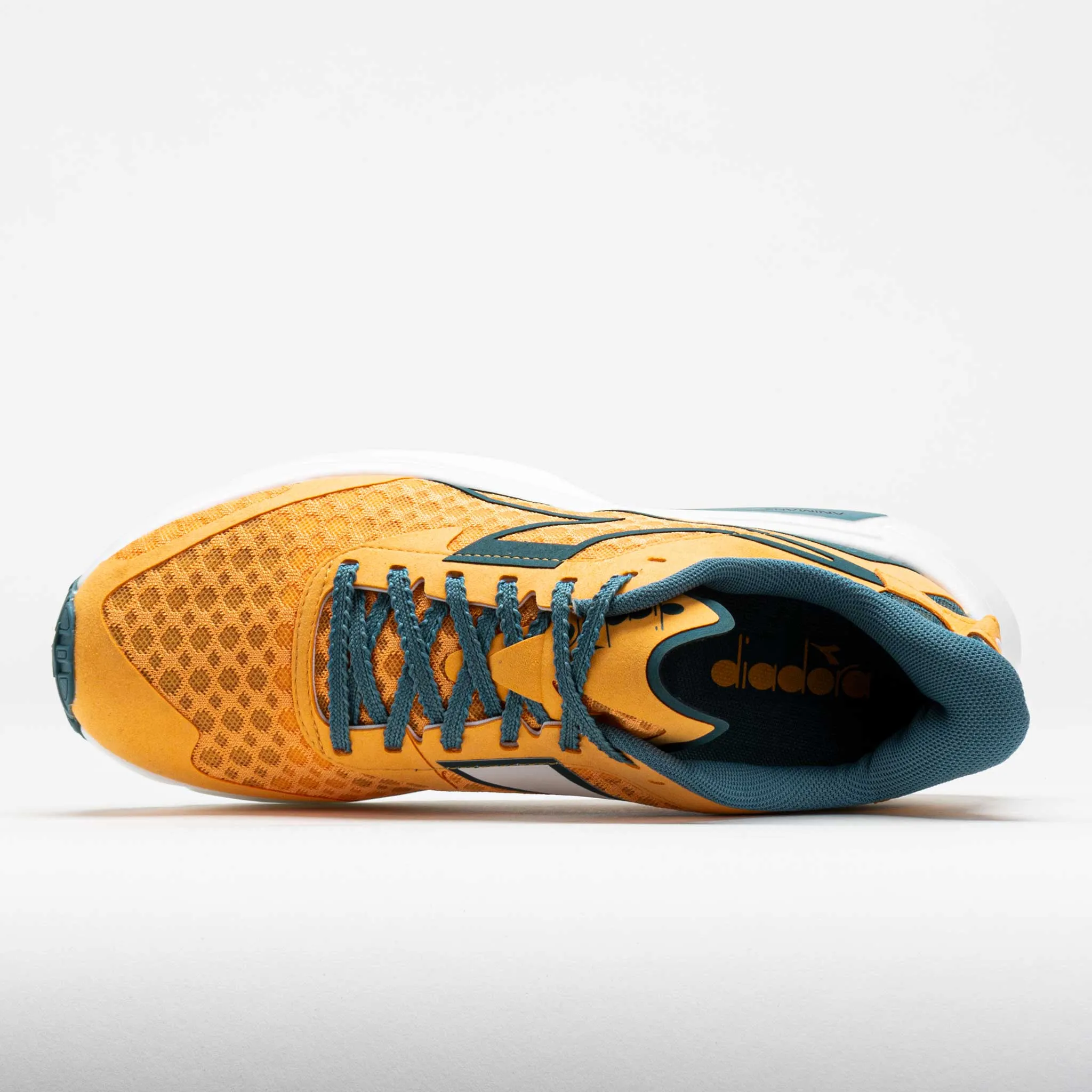 Diadora Frequenza Men's  Kumquat/Mediterranea 10K running shoes firm midsole shoes