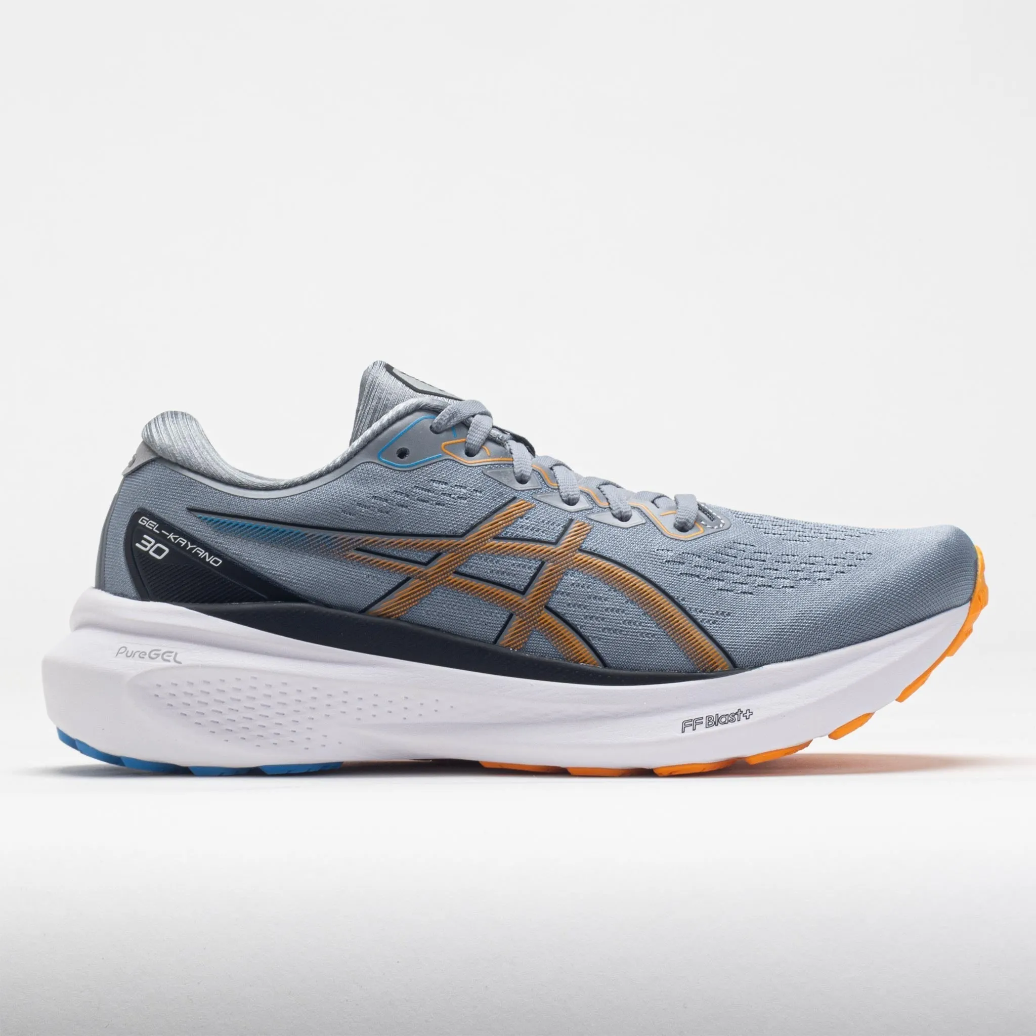 ASICS GEL-Kayano 30 Men's  Sheet Rock/Fellow Yellow running in a tourist destination shoes