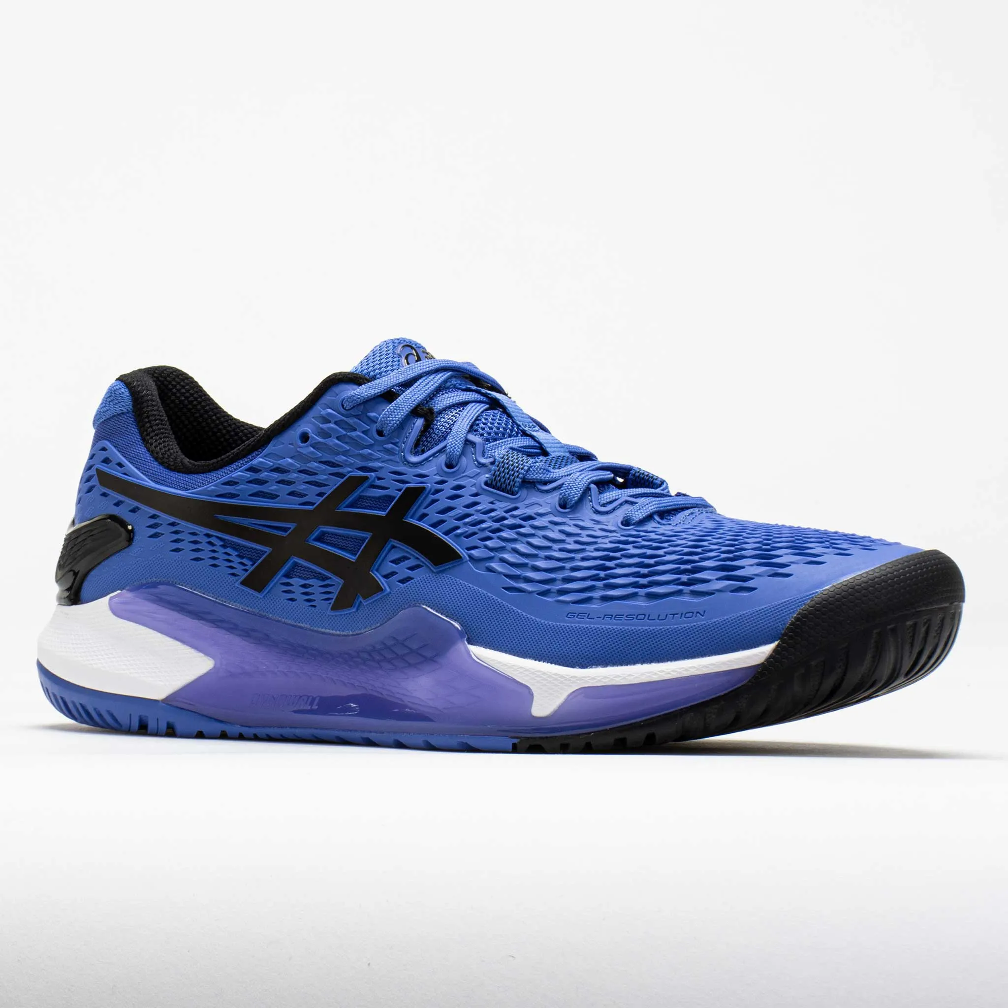 men's running footwear ASICS GEL-Resolution 9 Men's  Sapphire/Black