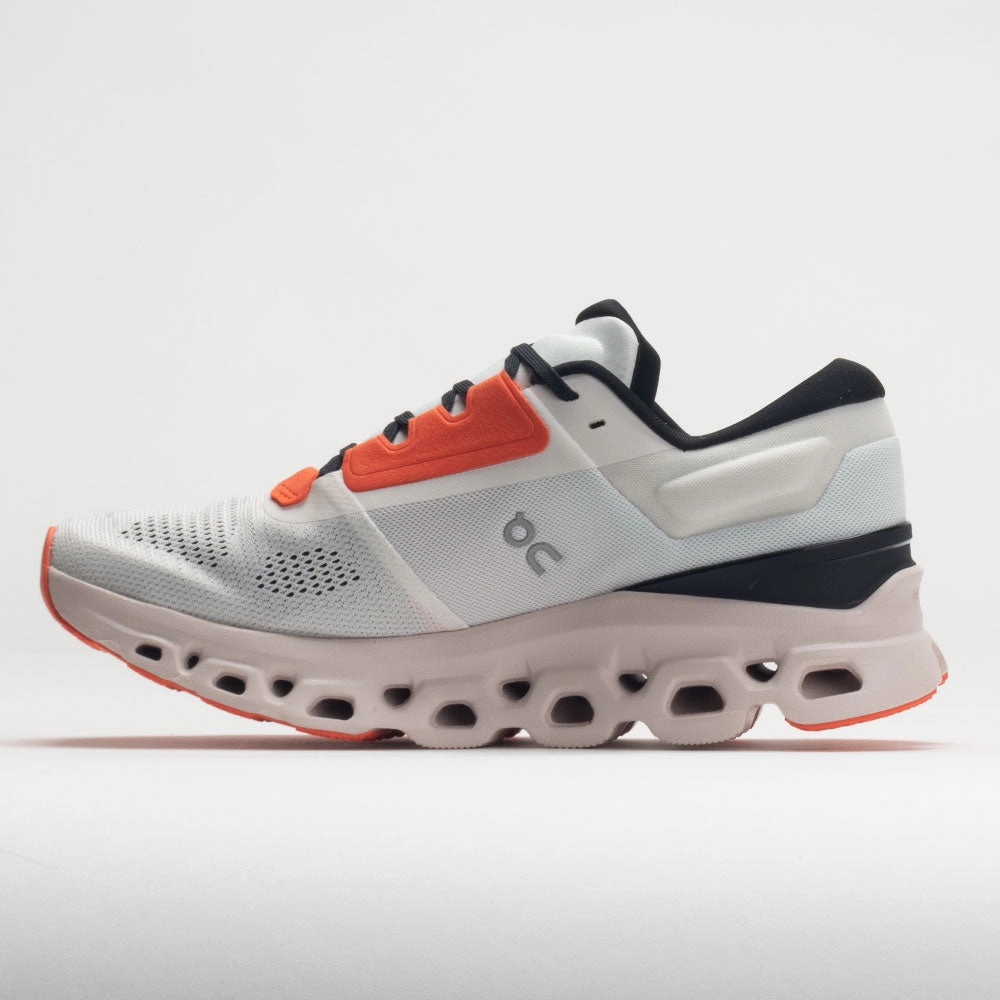 track equipment Cushioned heel On Cloudstratus 3 Men's  Undyed White/Sand