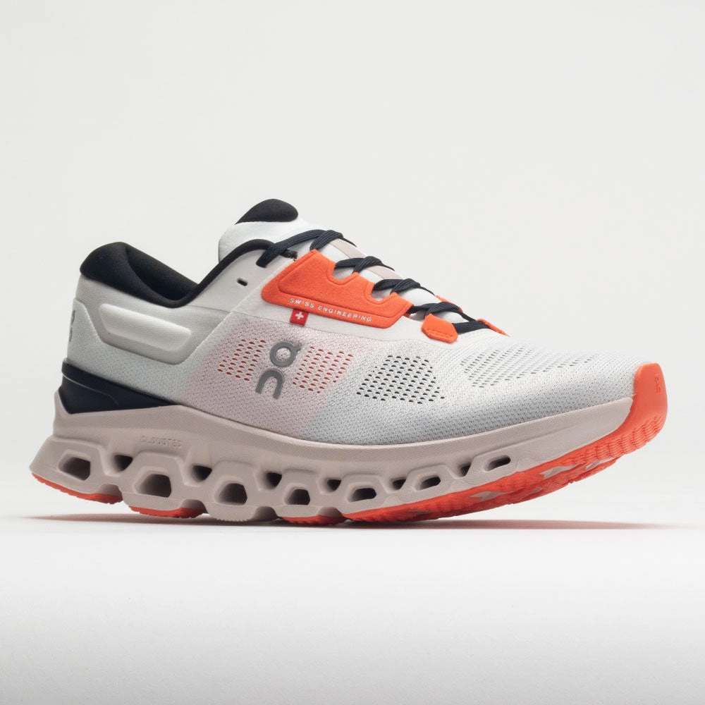 Comfortable Foot Mobility running with a foam midsole On Cloudstratus 3 Men's  Undyed White/Sand