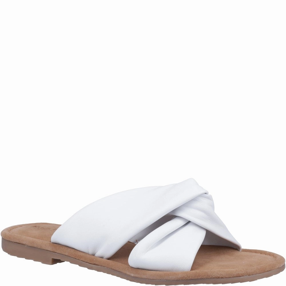 Hush Puppies Amy Wide Fit Sandal Comfy Layers Square Toe