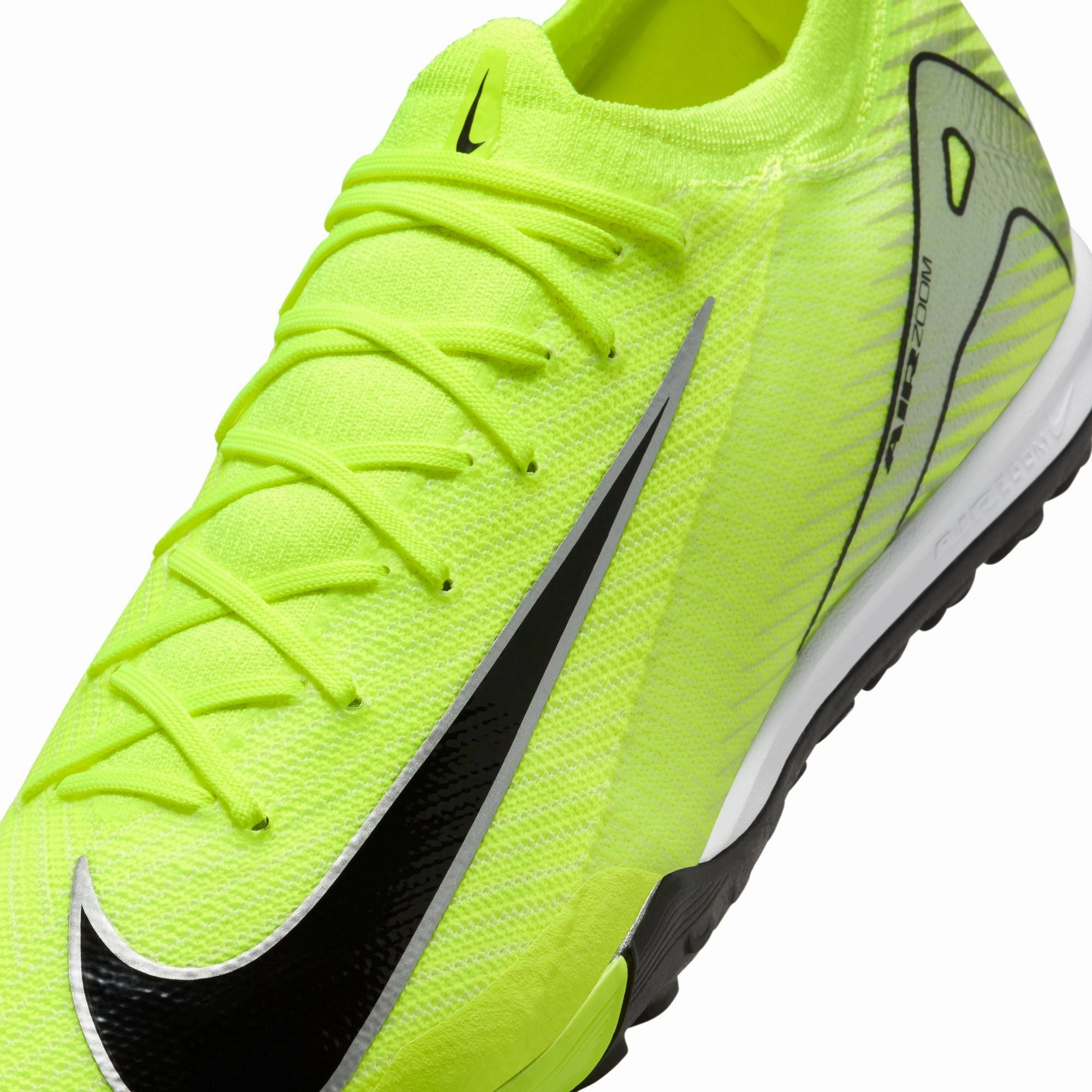 running in a dune area shoes speed - oriented shoe goal Nike Zoom Mercurial Vapor 15 Pro TF Turf Soccer Shoes - Yellow/ Volt Black