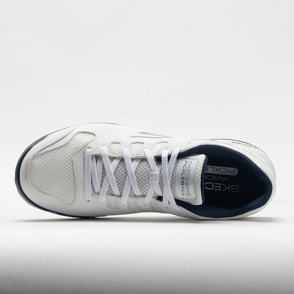 Skechers Viper Court Men's  White/Navy canvas shoes