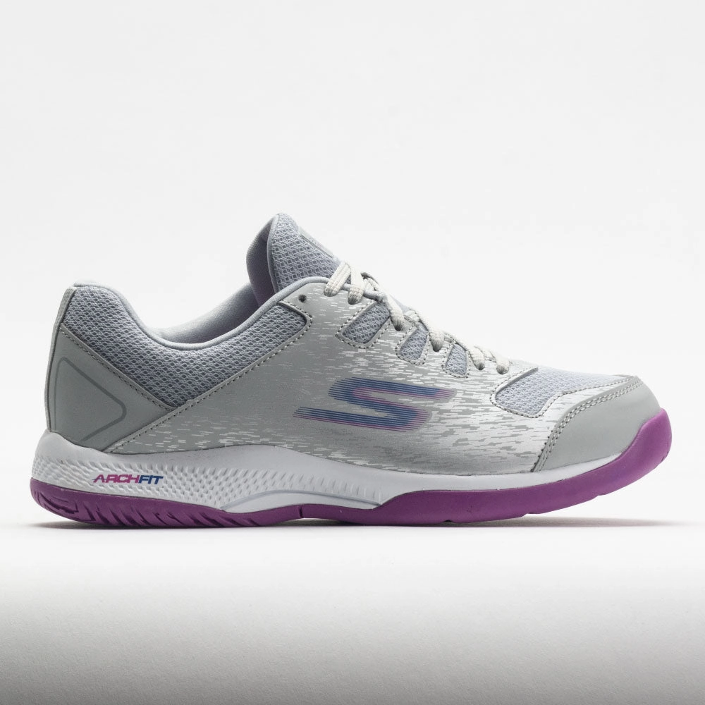 Skechers Viper Court Women's  Grey/Purple neutral shoes tennis shoes