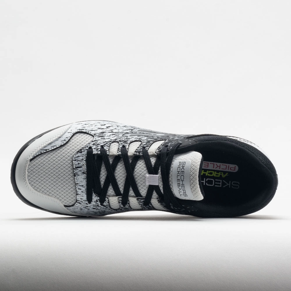 Water - repellent Skechers Viper Court Men's  White/Black