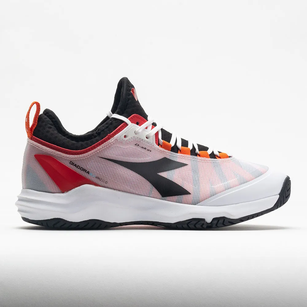 Stylish Accessory Diadora Speed Blushield Fly AG Men's  White/Black/Fiery Red
