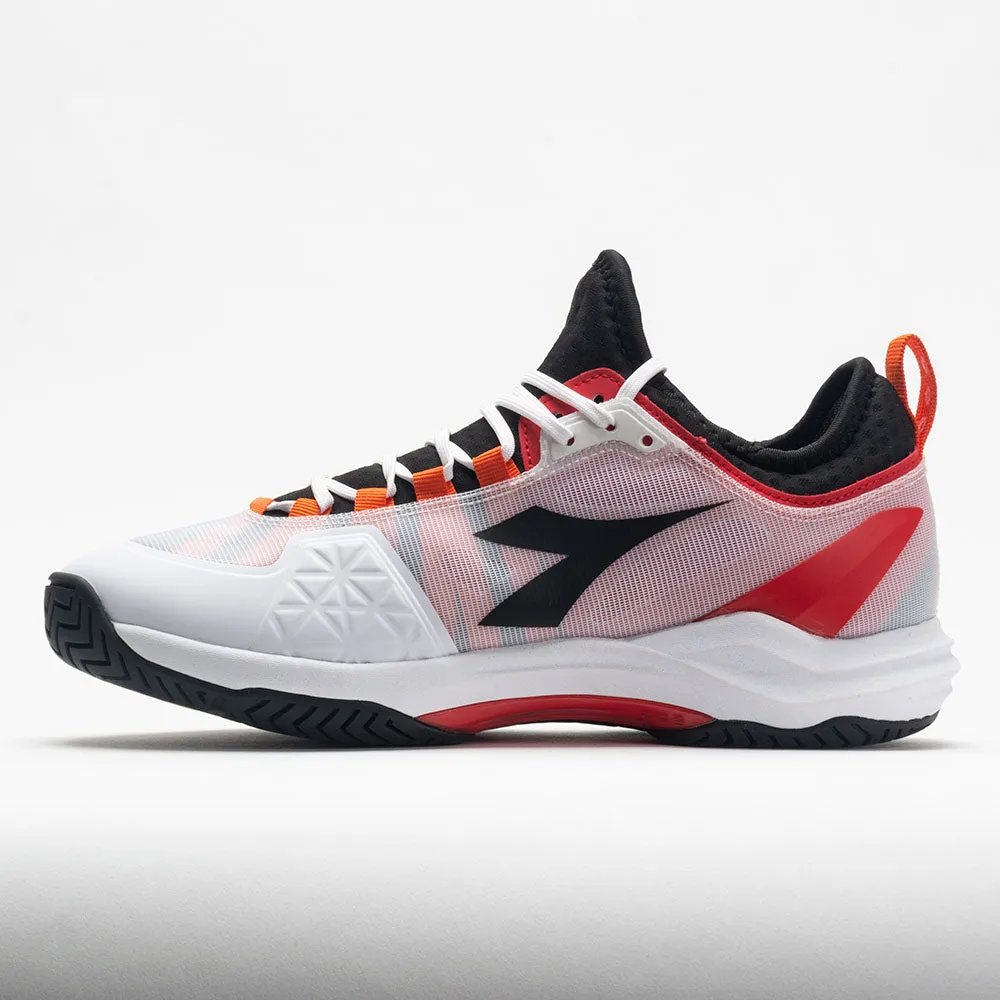 hill running rugby - field running shoes Diadora Speed Blushield Fly AG Men's  White/Black/Fiery Red