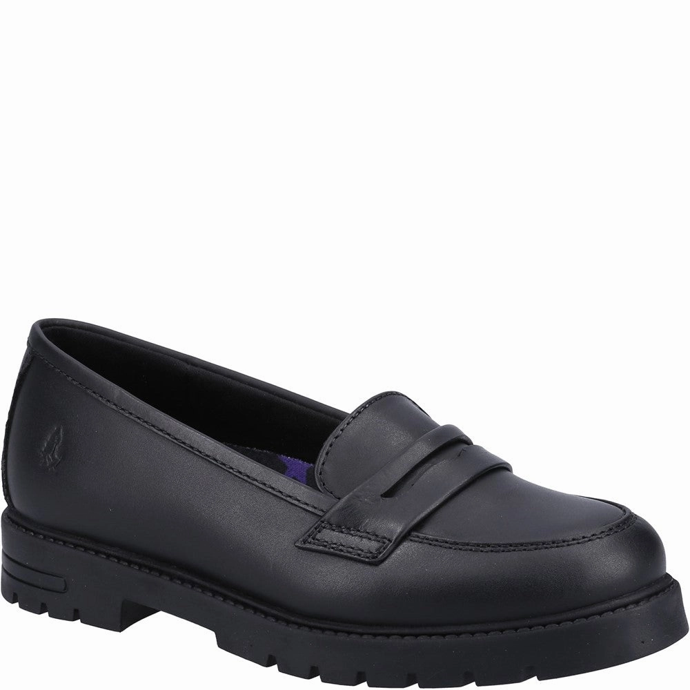 Hush Puppies Hazel Loafer Senior School Shoes Stretchable Upper