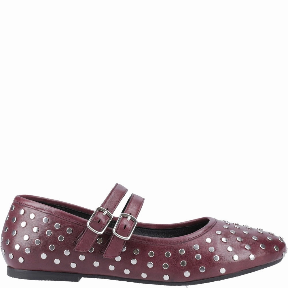 Hush Puppies Nixie Mary Jane Stud Bronze Warm Espadrille Style