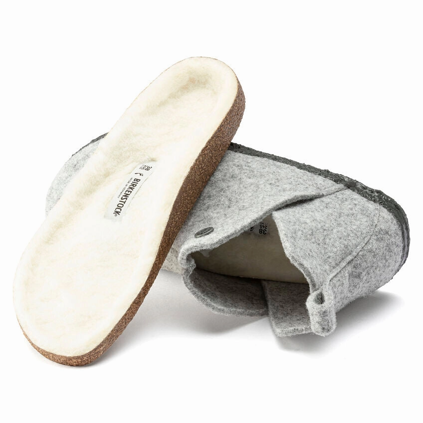 Simple Comfort Shoes Andermatt Wool/Shearling Light Grey