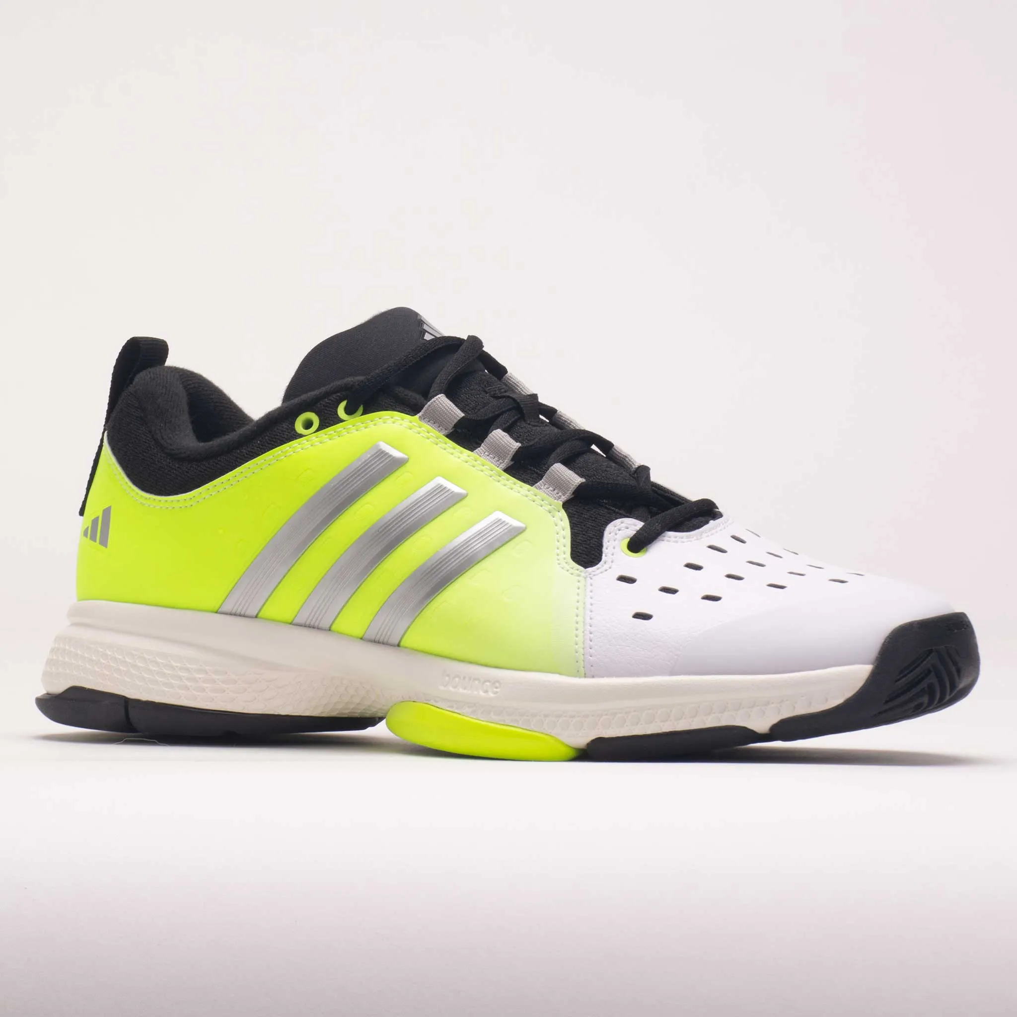 ice shoes Anti   Slip adidas Court Pickleball Men's  White/Silver Met/Core Black