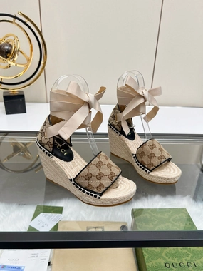 Comfortable fit SE1326 GC Wedge High Heel Sandals / Size5-11