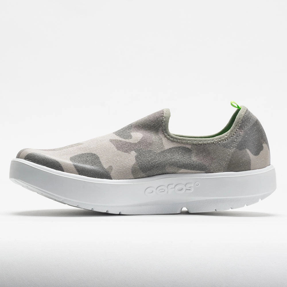 OOFOS OOmg eeZee Limited Women's  Green Camo Performance Stability wrinkle - resistant running wear