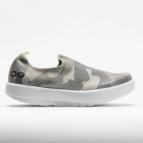 running in a dune area shoes OOFOS OOmg eeZee Limited Women's  Green Camo