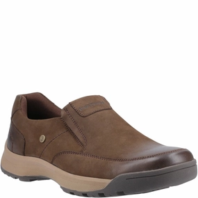 Hush Puppies Vaun Slip On Wide Fit Shoes Comfort Inserts Harbor Jog