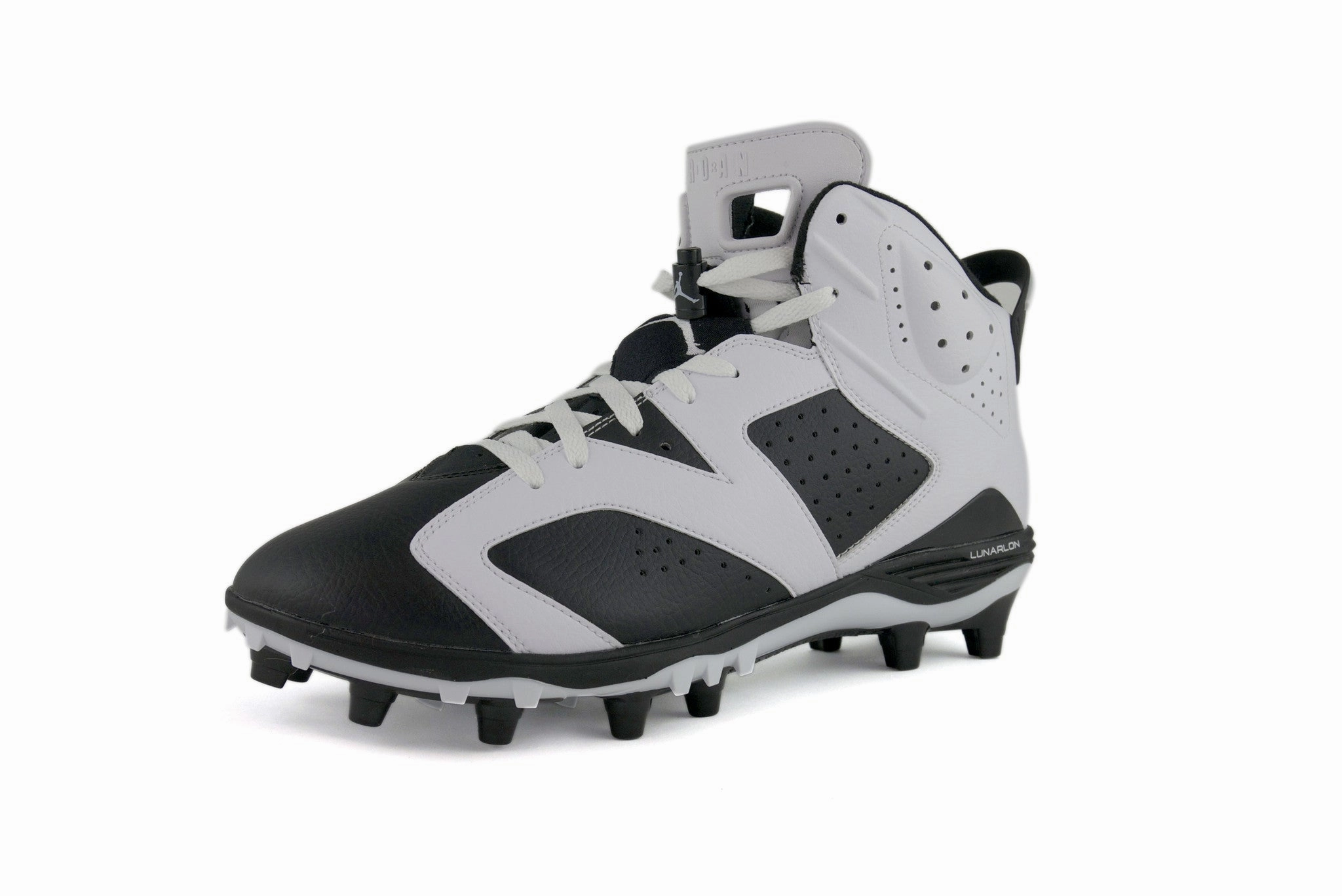elastic - band - feature shoes Secure Foam Air Jordan 6 Cleat "Oreo"