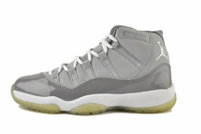Air Jordan 11 "Cool Grey" OG running in well - maintained tracks shoes Soft Straps