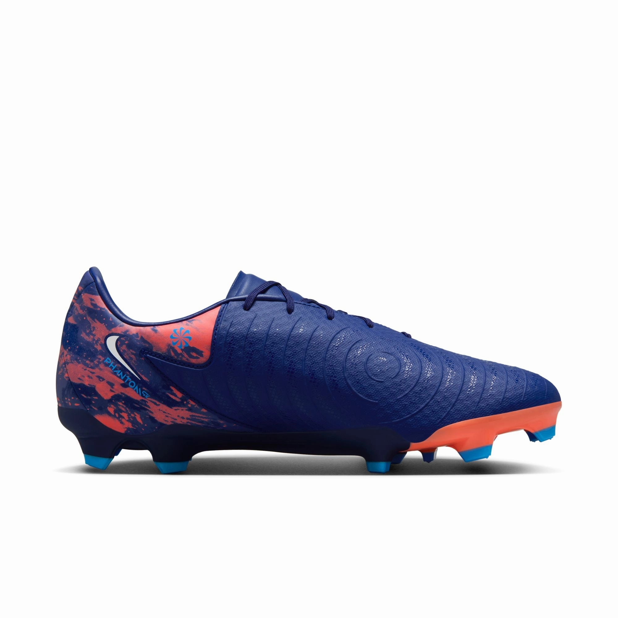 Amateur Games Nike Phantom GX Academy FG Firm Ground Soccer Shoes - Blue Void/ Chrome