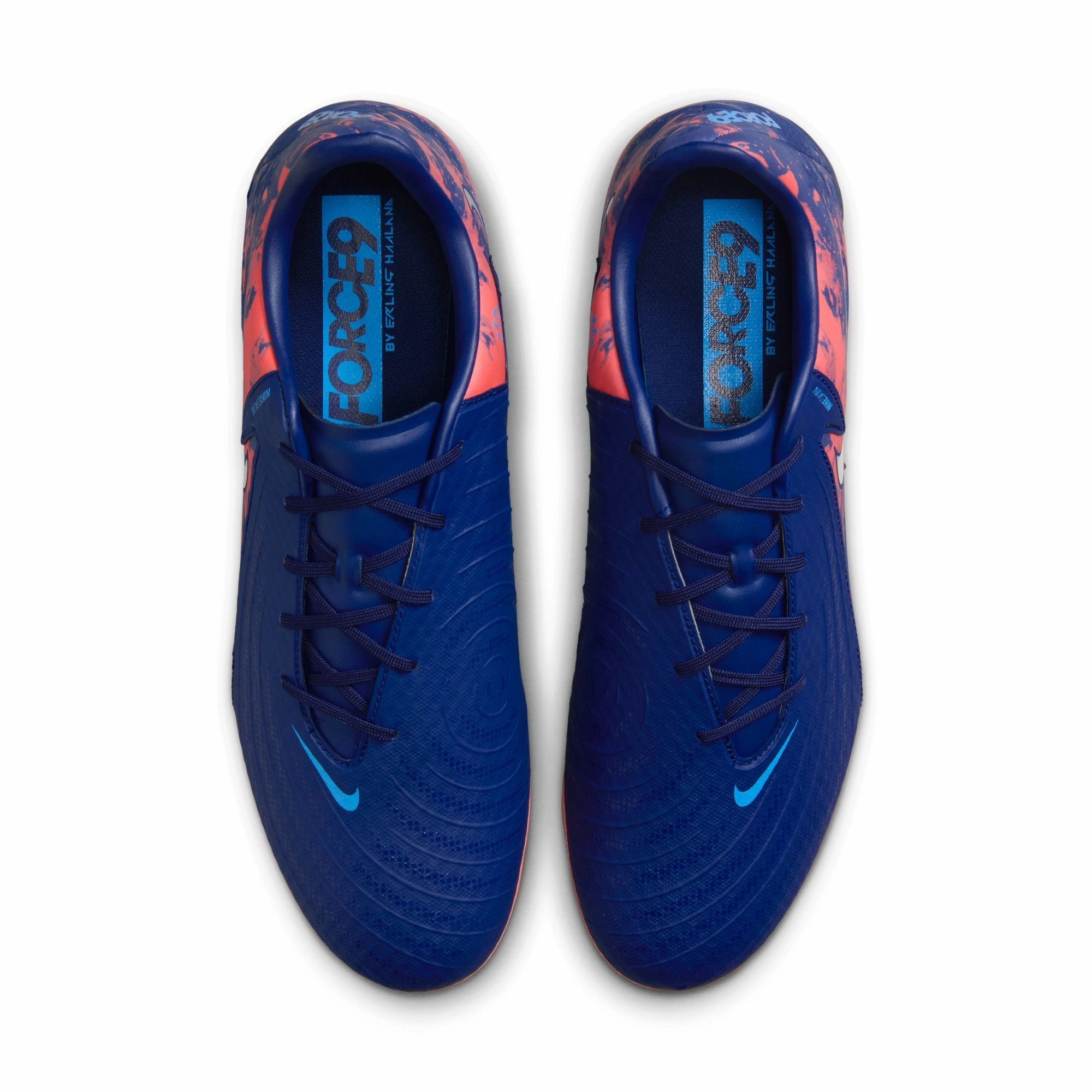 Nike Phantom GX Academy FG Firm Ground Soccer Shoes - Blue Void/ Chrome Toe Lift