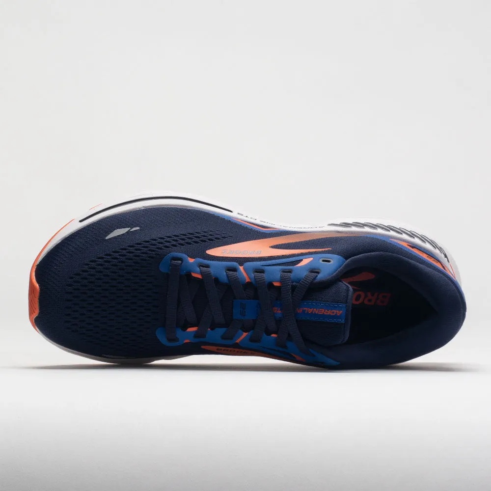 foot - friendly shoes workout shoe accessories Brooks Adrenaline GTS 23 Men's  Peacoat/Orange/Surf the Web