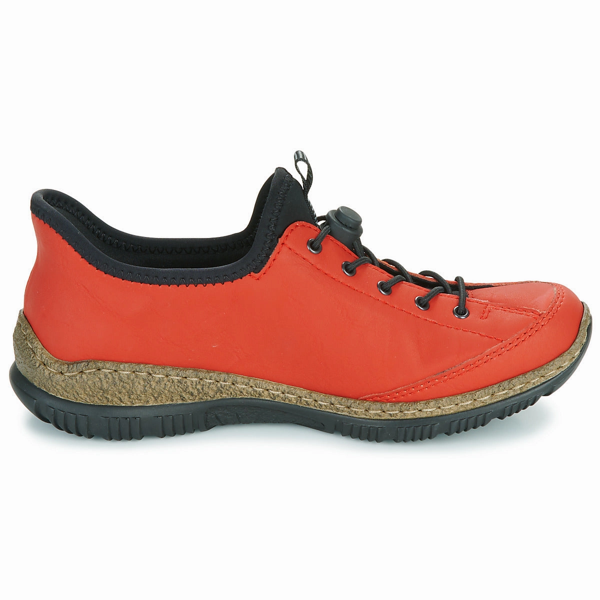 N3267-33 Bungee Lace Ready 2 Go Red/Black travel mode