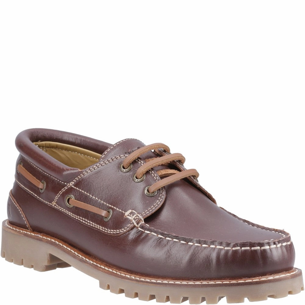 Race day Hush Puppies Weston Boat Shoe