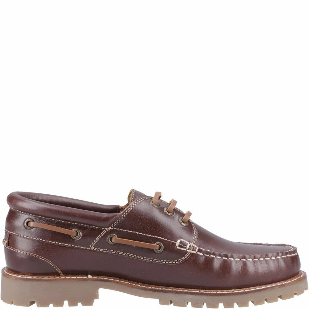 Hush Puppies Weston Boat Shoe Lace Free City Stroll