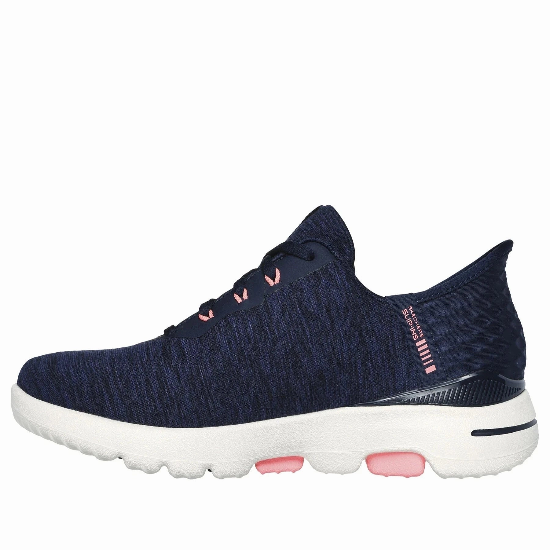 Minimal Comfort Walking Vibe Women's Skechers Slip-ins: Go Golf Walk 5 Navy/Pink