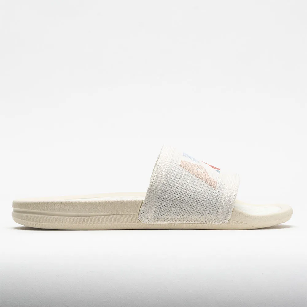 APL Big Logo Slide Women's  Pristine/Pastel narrow - width options shoes running in the cold
