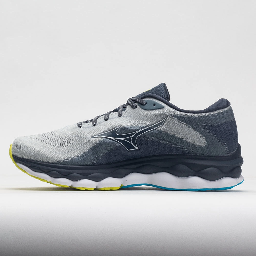 Hydrophobic Mizuno Wave Sky 7 Men's  Pearl Blue/White