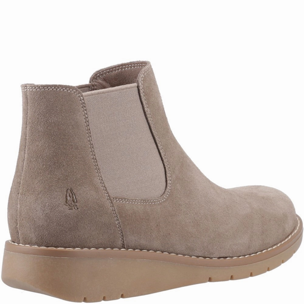 Elastic laces Stand All Day Hush Puppies Leonie Suede Boot