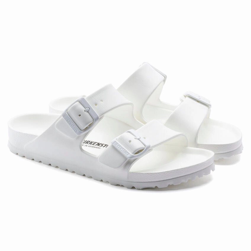 Arizona EVA White Narrow Smooth Comfort Sandals